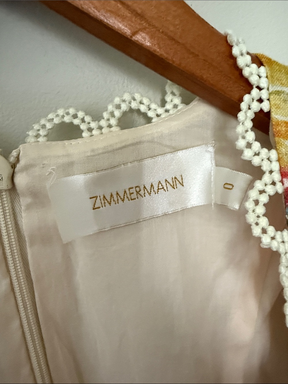 Zimmermann Floral Lace-Trim Mini Dress Excellent condition! - Picture 2 of 7